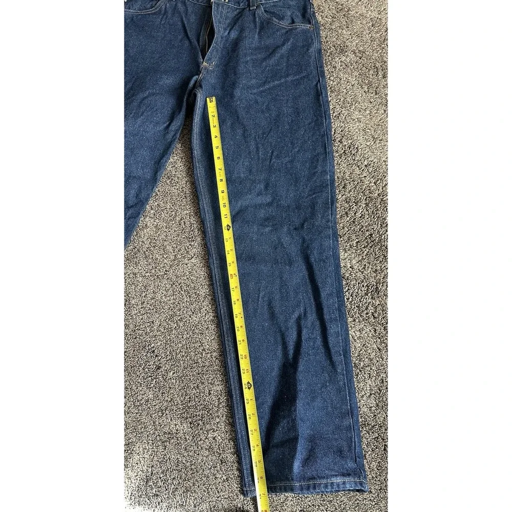 Carhartt Denim Work Jeans Mens Size 38 x 32 Blue Relaxed Fit Tapered Leg NEW